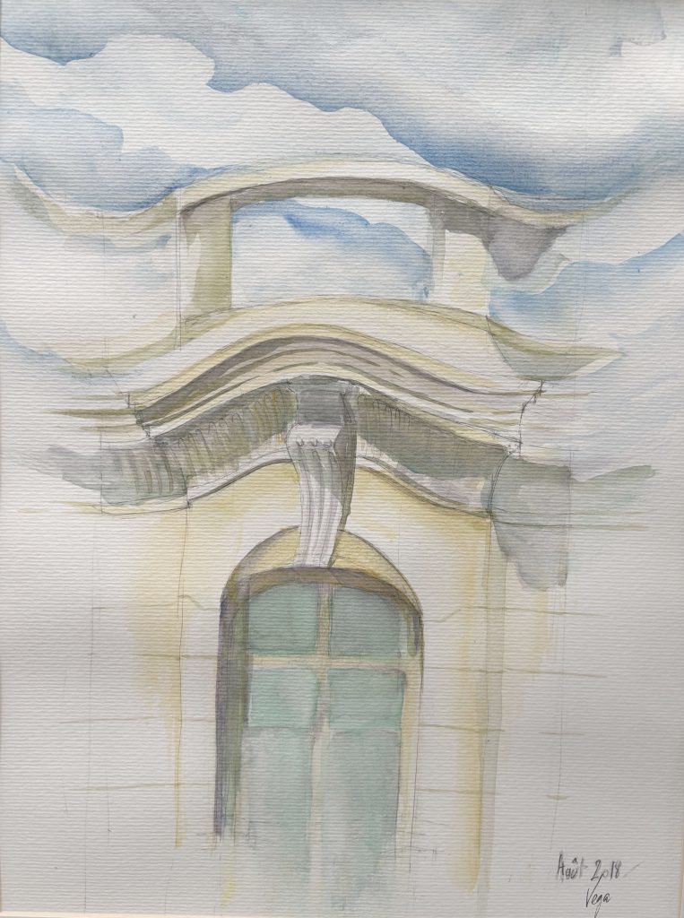 Fenêtre
Aquarelle et crayon sur papier
42X29,7