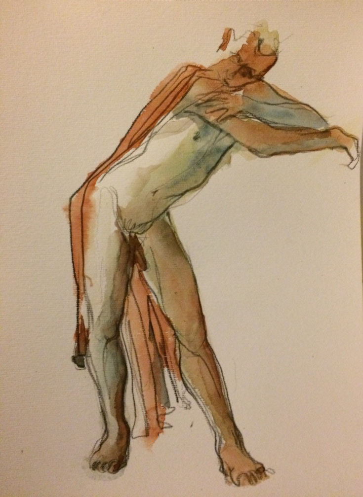 Empereur
Aquarelle et feutre sur papier
42X29,7
